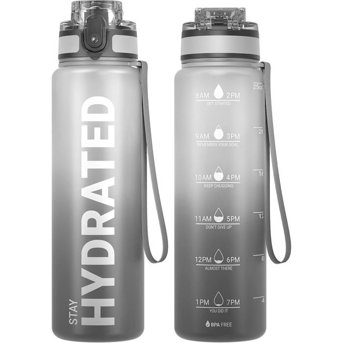 Bouteille d'eau réutilisable la plus sûre 01035A&B