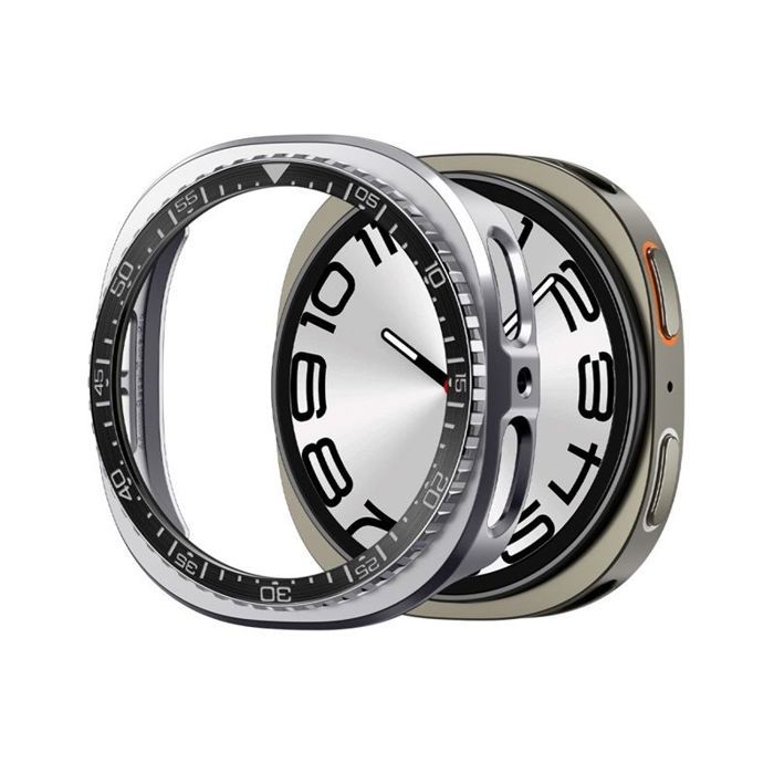 Spigen Bezel Tune Pro – Coque lunette pour Samsung Galaxy Watch 8 44mm (2025) – Noir