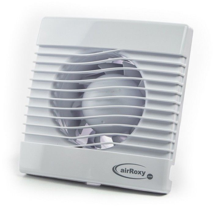 Ventilateur de salle de bain mural - AIR ROXY - Prim 100 PS - Diamètre 100 mm - Débit dair 104 m3/h - 40 dB à 1 m