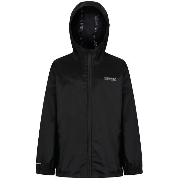 Veste imperméable enfant Regatta Pack It - black