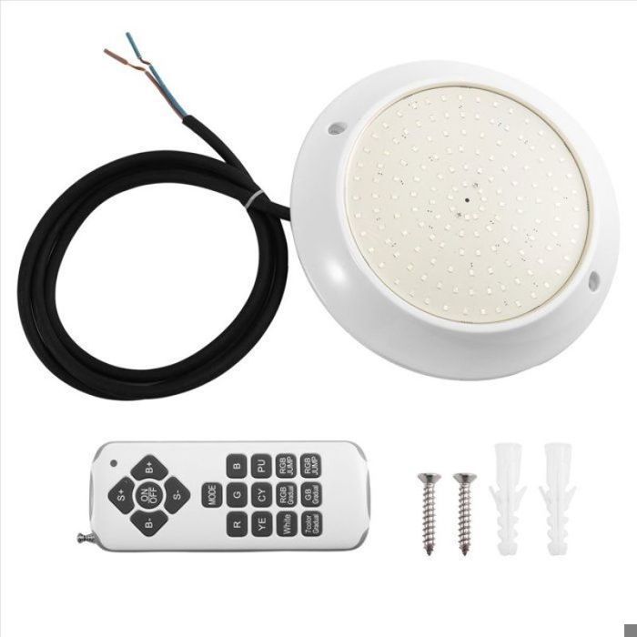 Lampe de piscine LED RVB 12 W 85-265 V contrôle par application Bluetooth éclairage sous-marin extérieur DC 12 V lampe de