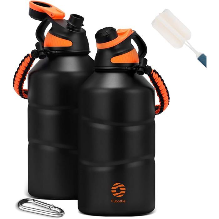Fjbottle Gourde Isotherme 1.9L avec Bouchon Magnétique