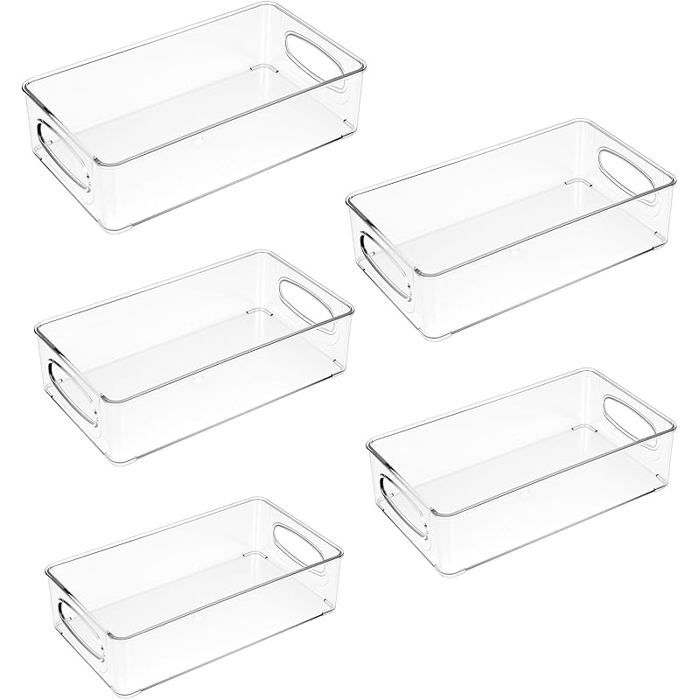 5 Pcs Organisateur FrigoOrganisateur RéfrigérateurBacs de Rangementboîtes de rangement empibles pour
