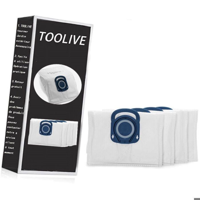 Rowenta Lot de 4 sacs Hygiène+ Compatibles avec les aspirateurs traineau Compact Power Power XXL Silence Force