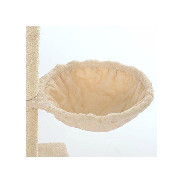 Panier de rechange (hamac) - LYCCE - Hamac peluche - Ø 30/40 cm - Beige - Fixation M8/M10
