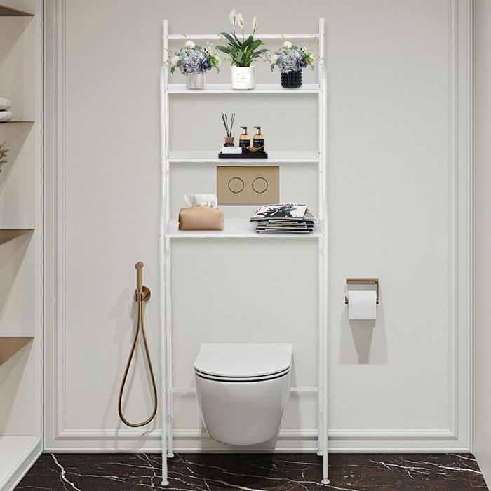 KEDIA Meuble 165*55*26cm Blanc Séchoir à Linge en métal Avec cintres pour Serviettes Imperméable et facile à nettoyer