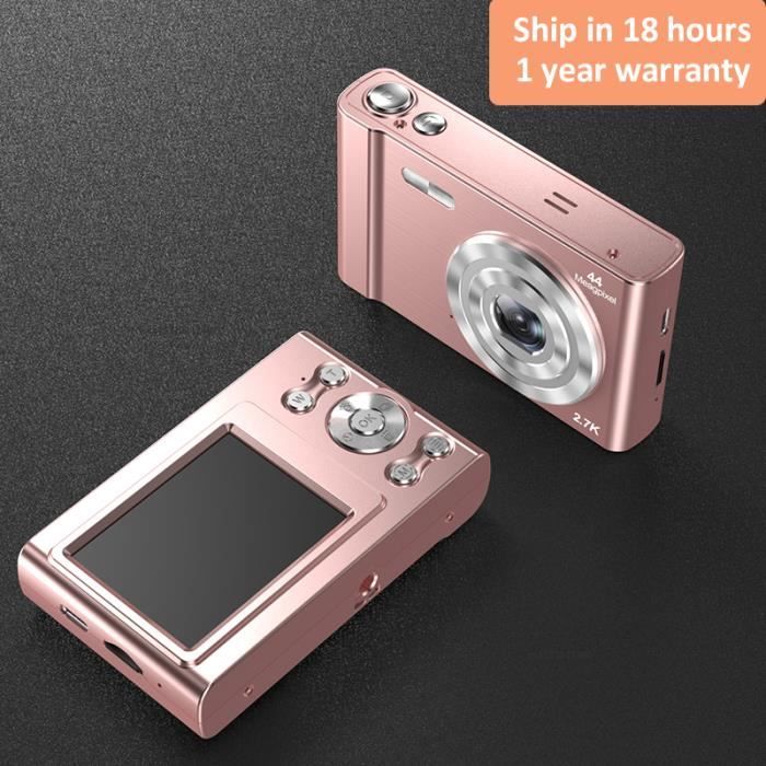 Rose Avec carte TF 16G-Petit appareil photo numérique portable, n'aime ...