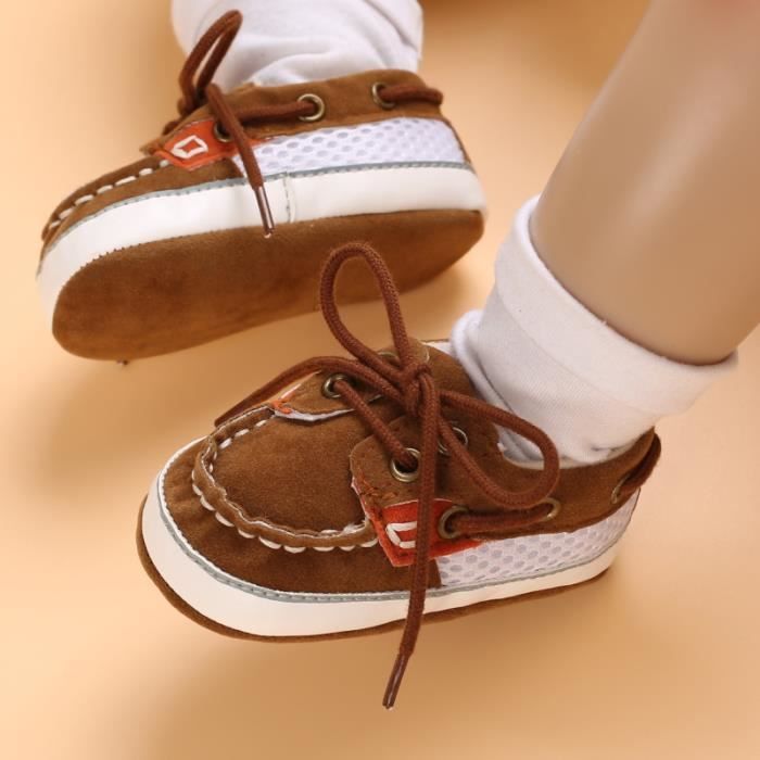 Couleur C 344 marron taille 7 12 mois Chaussures pour nouveau n