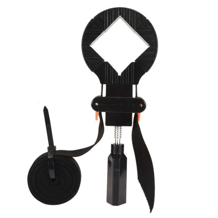 Sangle De Serrage 6m à 4 Griffes - Pour Meubles, Cadres Photo, Tonneaux - Nylon Réglable - Poignée Ergonomique Noire