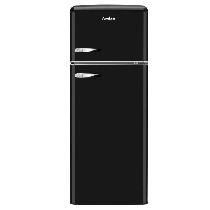Réfrigérateur rétro années 50 Amica AR7252N noir A++ - 2
