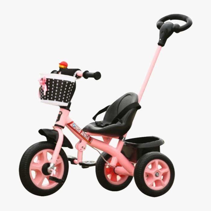 Vélo pour enfants 3 ans 14'' - MIPAN - Avec Roues stabilisatrices - Pour garçons et Filles de 3 4 5 6 7 8 Ans - Rose - Sport