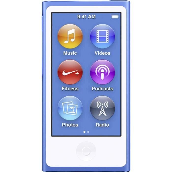 Apple iPod nano 8eme génération 16 Go bleu