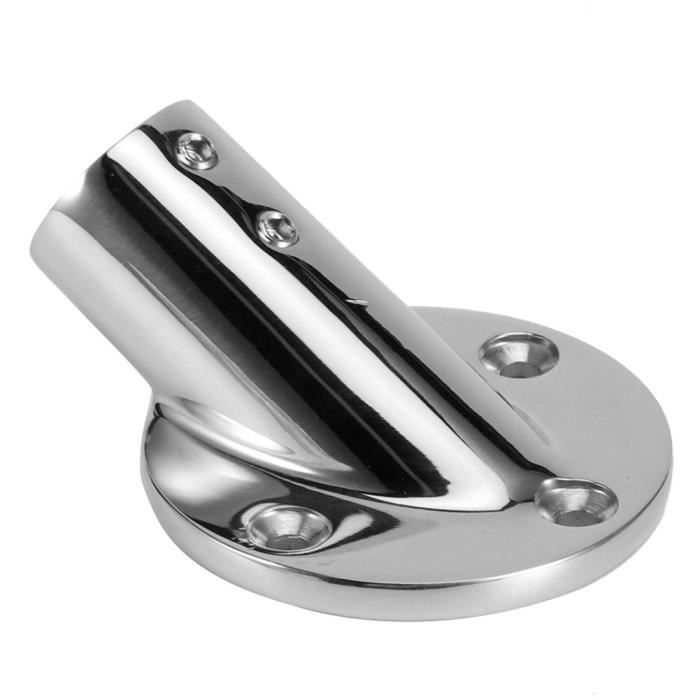 Aramox Main courante de bateau pour hayon, poignée de bateau marine, barre d 'appui ovale en acier inoxydable, argenté (220 mm