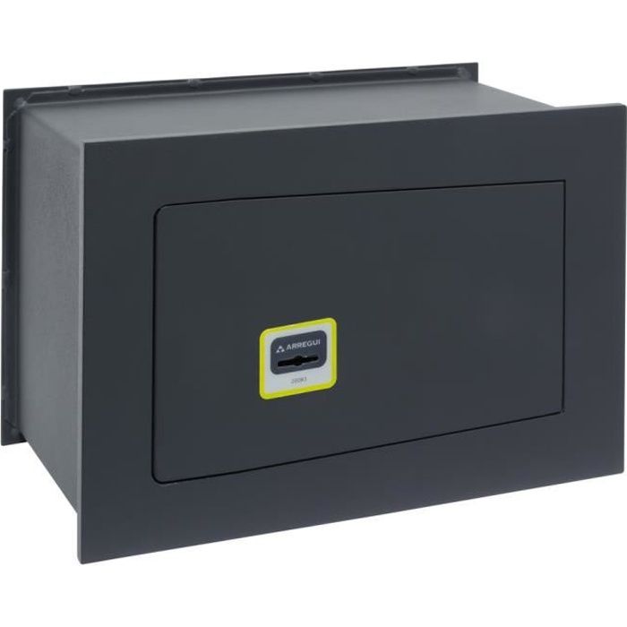 Arregui Ideal 10 281320 Coffre-fort à emmurer haute sécurité 10mm ouverture à clé petit 23 x 35 x 20 cm 10 L Gris foncé Arregui Ideal 10 281320 Coffre-fort à emmurer haute sécurité 10mm ouverture à clé petit 23 x 35 x 20 cm 10 L Gris foncé