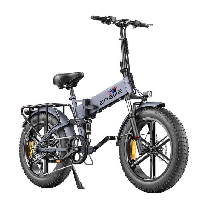 Velo pliant electrique deals 20 pouces tout suspendu
