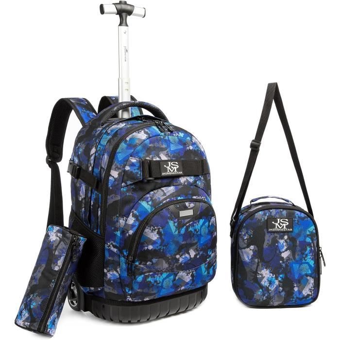 Kiss IKKS London 2014 Trolley Zaino Cartella Rosa Per Bambina - Borsa Scuola 49 Cm Con Ruote - 5