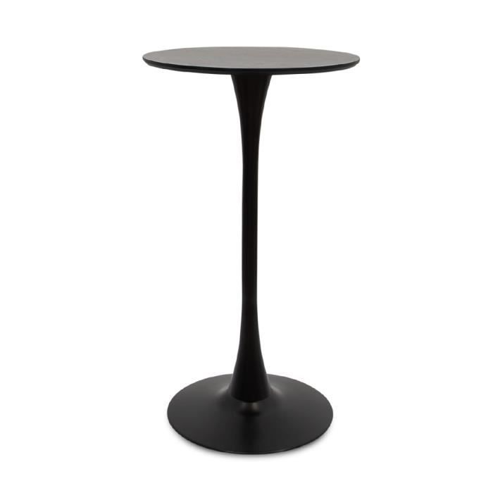 Milton & Oldbrook Tavolo Pieghevole 60 X 60 Cm Valongo Nero