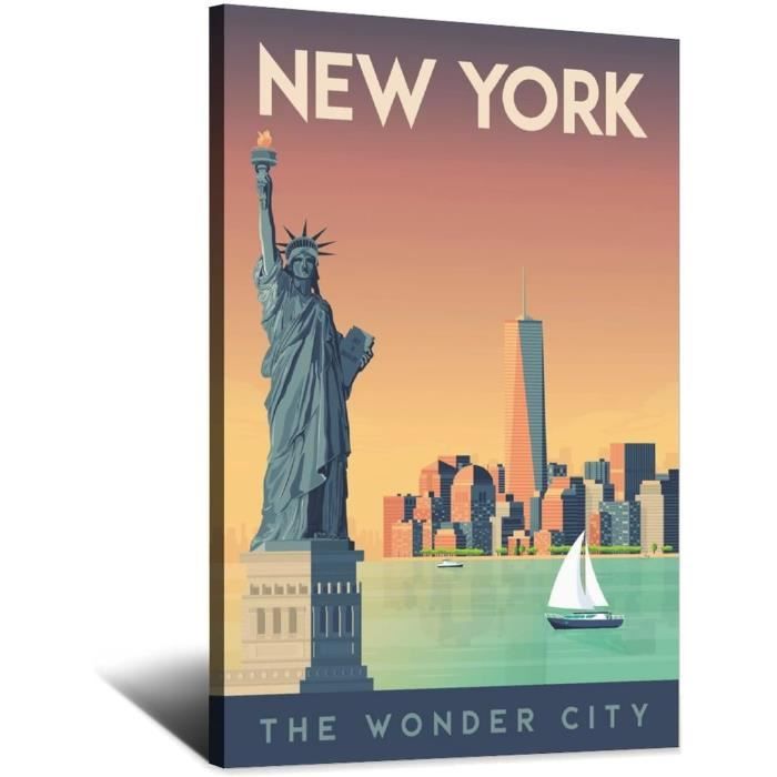 Patch Broderie New York – Statue De La Liberté, Bleu, Neuf, Pour Collection Ou Customisation