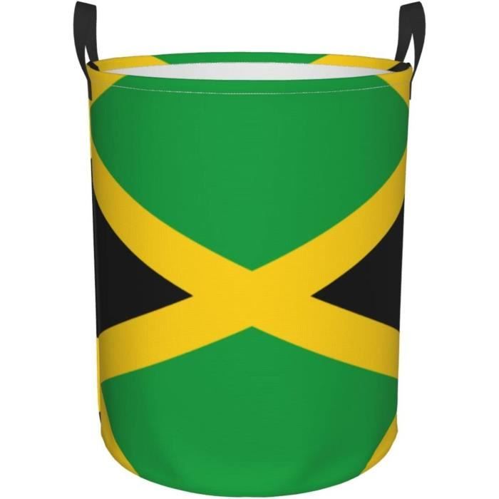 Boîte à Mouchoirs Décorative Drapeau Jamaïque – 20x12,5x11,5 Cm, Cuir PVC, Pour Voiture, Maison, Bureau