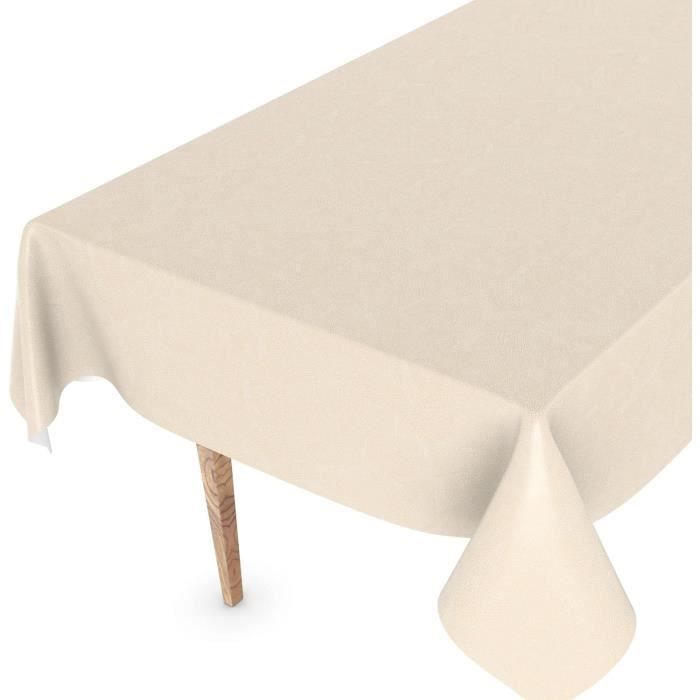 Nappe En Toile Cirée Lavable 240 X 140 Cm - Motif Labyrinthe Moderne Pour Table Jardin Et Intérieur