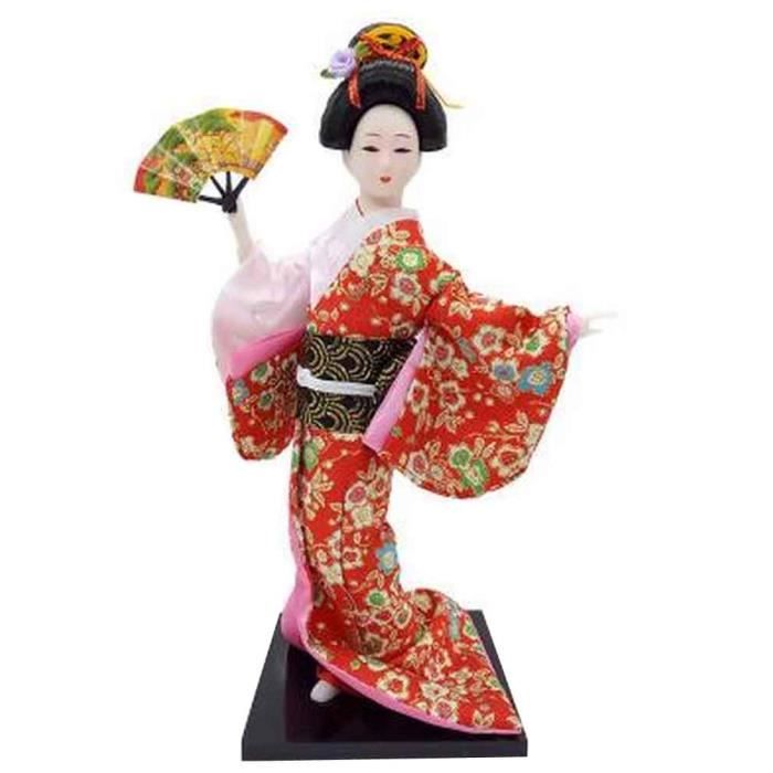 G Poupée traditionnelle japonaise poupée Geisha poupées japonaises antiques 