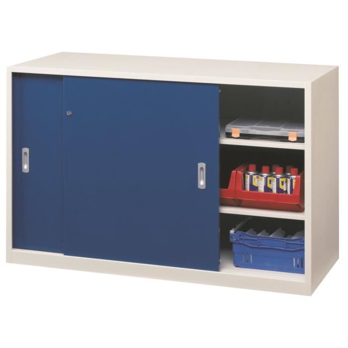Armoire Portes Coulissantes Portes Pleines L 1500 X P 680 X H 1000