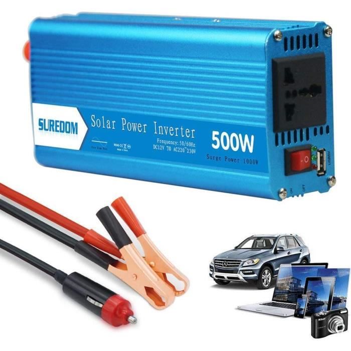 Onduleur de voiture 200 W 12 V CC vers 110 V AC convertisseur avec Onduleur de voiture 200 W 12 V CC vers 110 V AC convertisseur avec