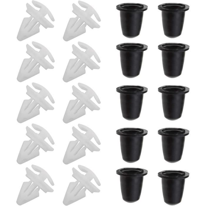 Lot De Clips Blancs Pour Seuil De Porte BMW E30 E36 E39 E38 - Universel