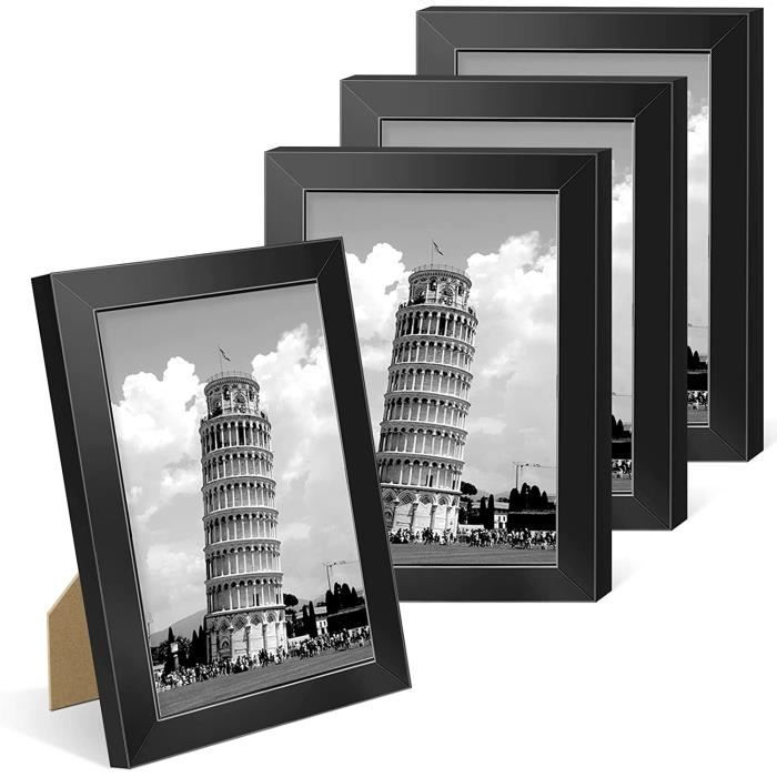 Lot De 15 Cadres Photo Magnétiques - Format 12,7 X 17,8 Cm - Blanc - Pour Réfrigérateur Et Surfaces Métalliques - 9
