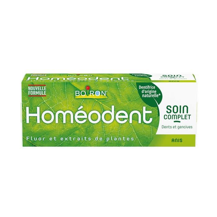 Meilleurs prix pour Dentifrice - Boiron - Homéodent - Soin Complet - Anis - 75ml - Sans conservateur
