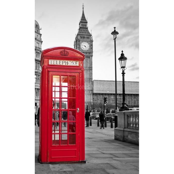 Stickers Autocollant Ou Affiche Poster Cabine Telephonique