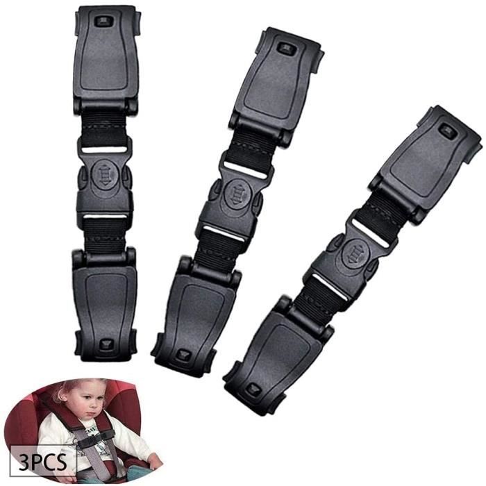 Protège Ceinture Sécurité Enfant ZEPIQOR - 2 Pièces Avec Clés, Empêche Le Déboulonnage En Voiture