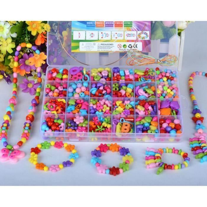 24 Grille Perle Enfant Boite A Bijou Enfant Perles Enfants Pour Creation Bijoux Jouet Fille Avec Des Perles Coffret Perle Enfant Cdiscount Jeux Jouets