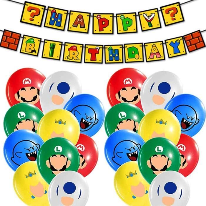 Sunsk Ballons Pour Super Mario Anniversaire Decoration Kit Ballon En Latex Enfants Happy Birthday Banniere Mario Cdiscount Maison Sunsk Ballons Pour Super Mario Anniversaire Decoration Kit Ballon En Latex Enfants Happy Birthday Banniere Mario Cdiscount Maison