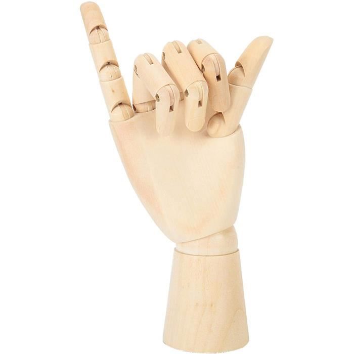 Joygoodta 1 Paire Mains Mannequin En Plastique Réaliste - Support Élégant Pour Bijoux, Anneaux, Bracelets Et Boucles D'Oreilles