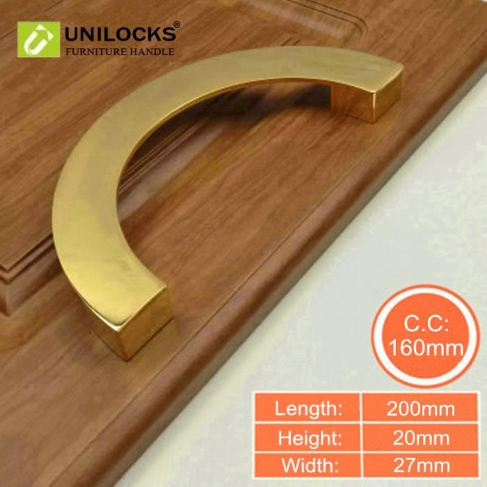 POIGNEE DE MEUBLE - BOUTON DE MEUBLE,silver 160mm--Poignée De Meuble En