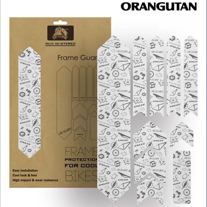 Kit Autocollants Cadre Pour VTT Ou Vélo De Route - Vinyle Adhésif Brillant - Personnalisez Votre Vélo !