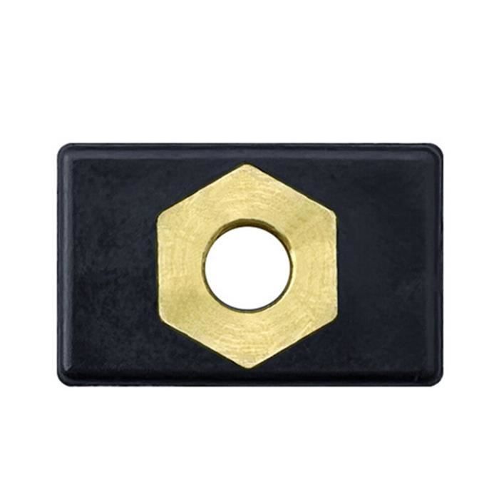 Plaque De Montage à Boule 1.5" (3.8 Cm) En Aluminium - Base Ronde - Compatible Supports RAM - Pour Bateau, 4x4, Etc. - 9