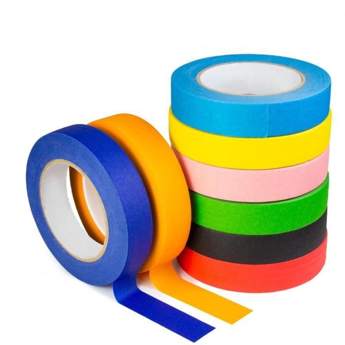 Ruban De Masquage Fin 5mm - Vert, 2 Rouleaux 33m