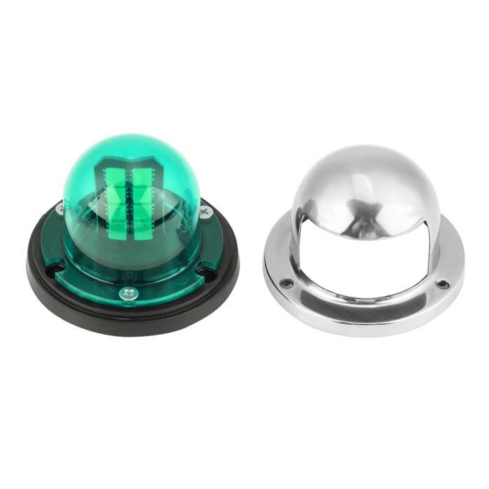 Feu De Navigation Marin LED 12V - Tribord Vert, Bâbord Rouge - Étanche, Pour Bateau Jusqu'à 20 M