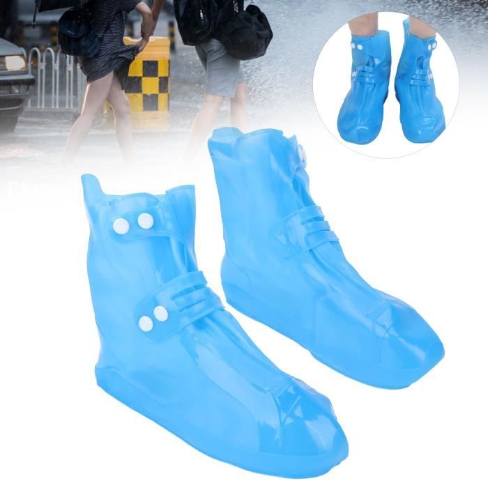 Surchaussures Imperméables Réutilisables - Pour Bottes, Pluie Et Neige, En PVC épais Unisexe