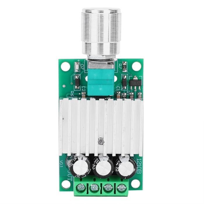 Régulateur De Vitesse PWM Pour Moteur DC 9-60V 20A – Contrôle De Vitesse & Luminosité – Pour Modélisme, Ventilateurs…