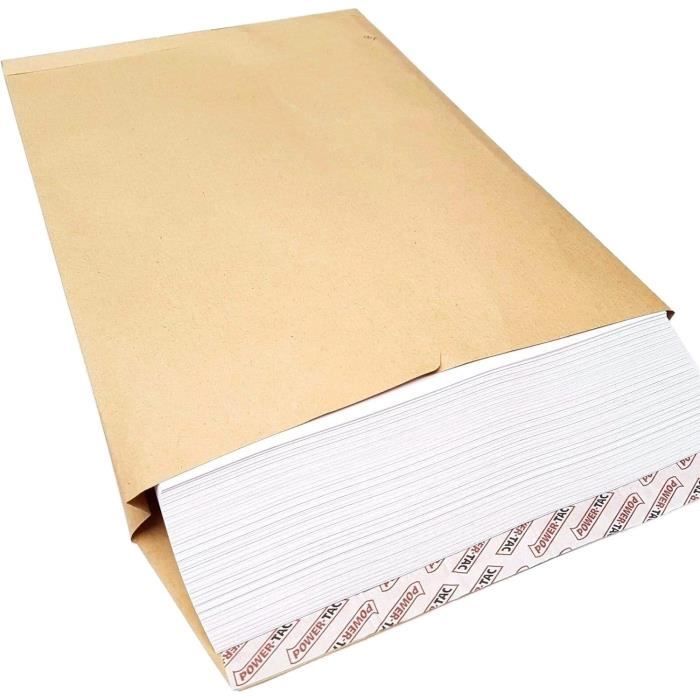 Hsd Lot De 10 Enveloppes ?? Soufflet En Papier Kraft Marron Format A4 130 G-M?� ??paisseur 25 Mm 