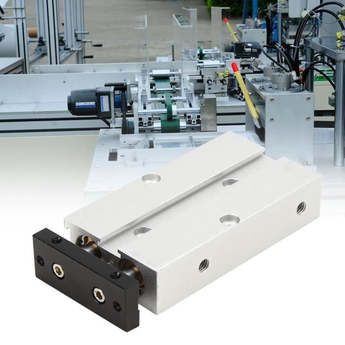 Vérin Pneumatique Heschen MAL 20-100 - Double Effet, Alésage 20mm, Course 100mm