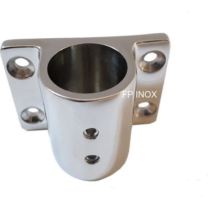 Support Tube Ø 22mm ( platine ) inox 316 / A4
