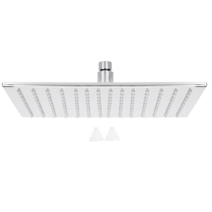 GOTOTOP Pomme de douche Pommeau de douche supérieur G1 / 2 en acier