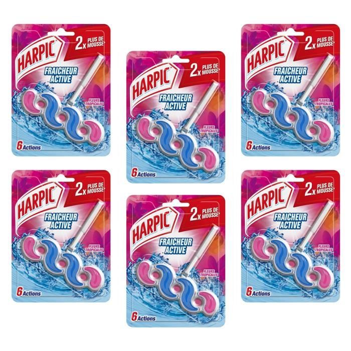 Lot de 6 Blocs cuvette Active Fresh Fleurs Tropicales - Cdiscount Au ...