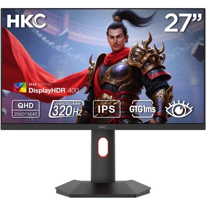 Ecran PC Gamer HKC 27 QHD 320Hz Dalle Fast IPS 1ms G27H4P