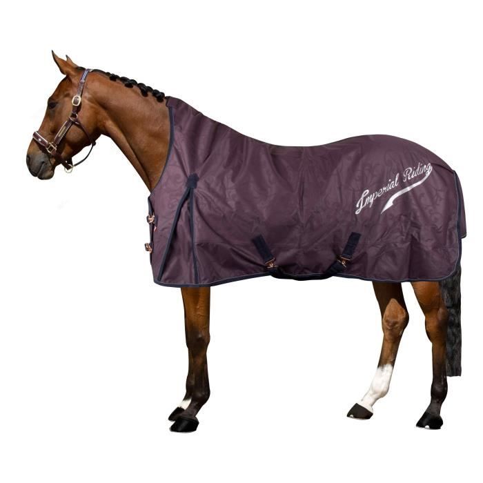 Meilleurs prix pour Couverture d'extérieur pour cheval Imperial Riding Super-dry 0 g - bordeaux - 165 cm