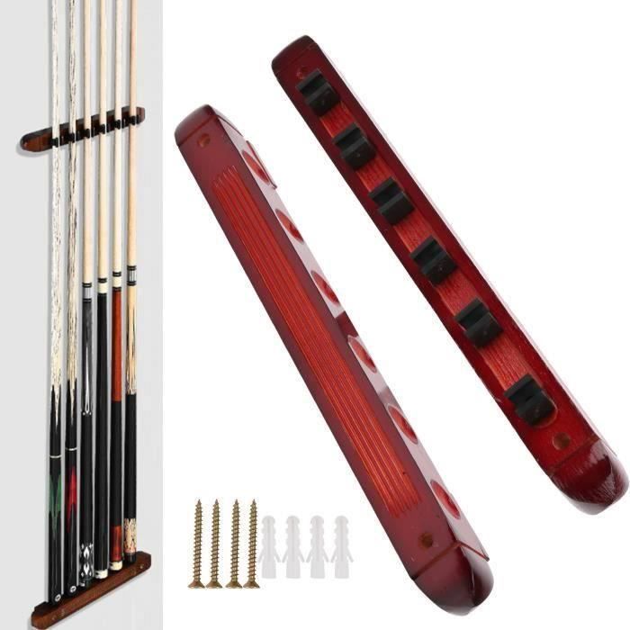 Rack De Rangement Pour Queues De Billard - Support Mural Ou Debout - Accessoire Billard SODIAL